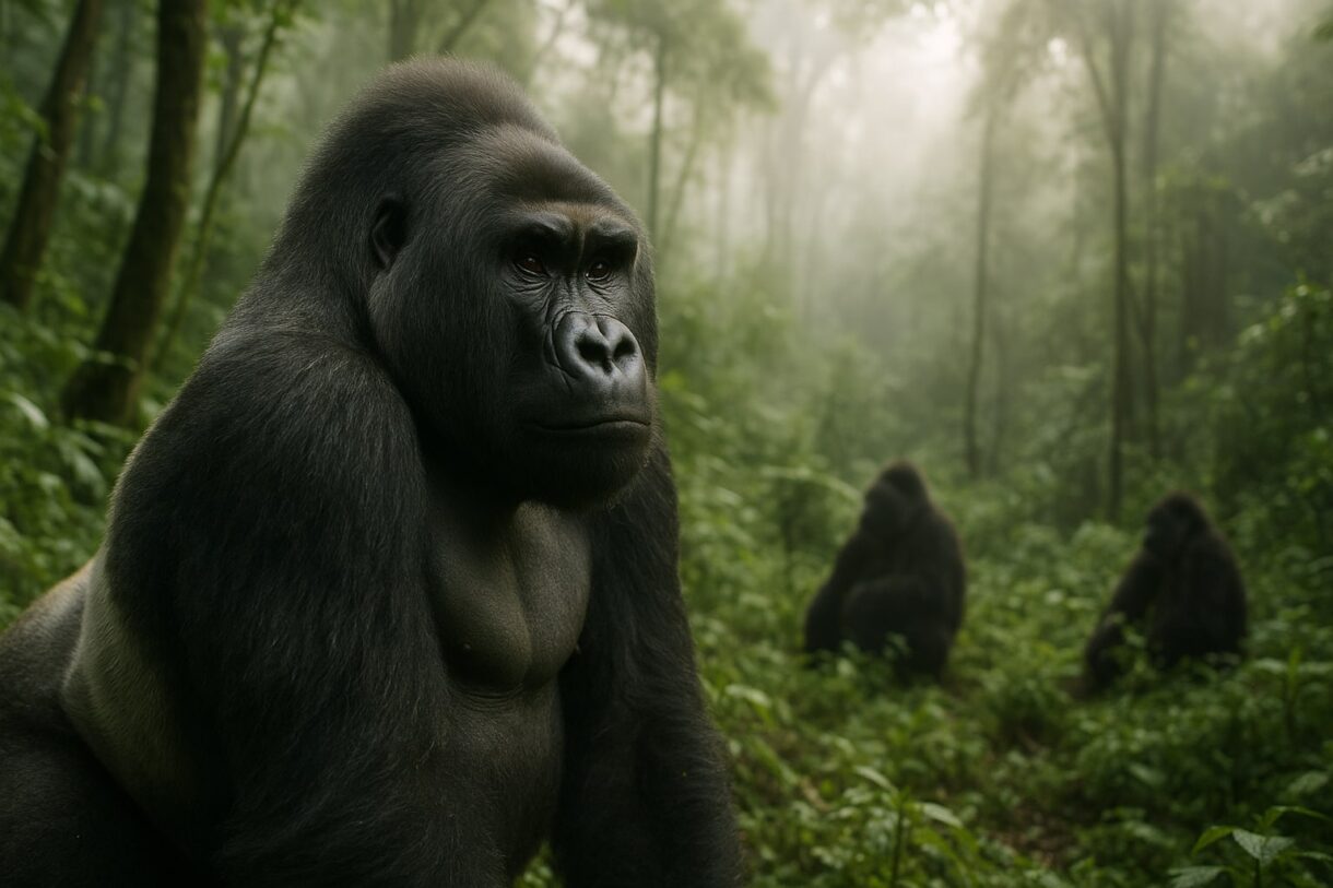 Gorila de montaña: comportamiento social y conservación en África