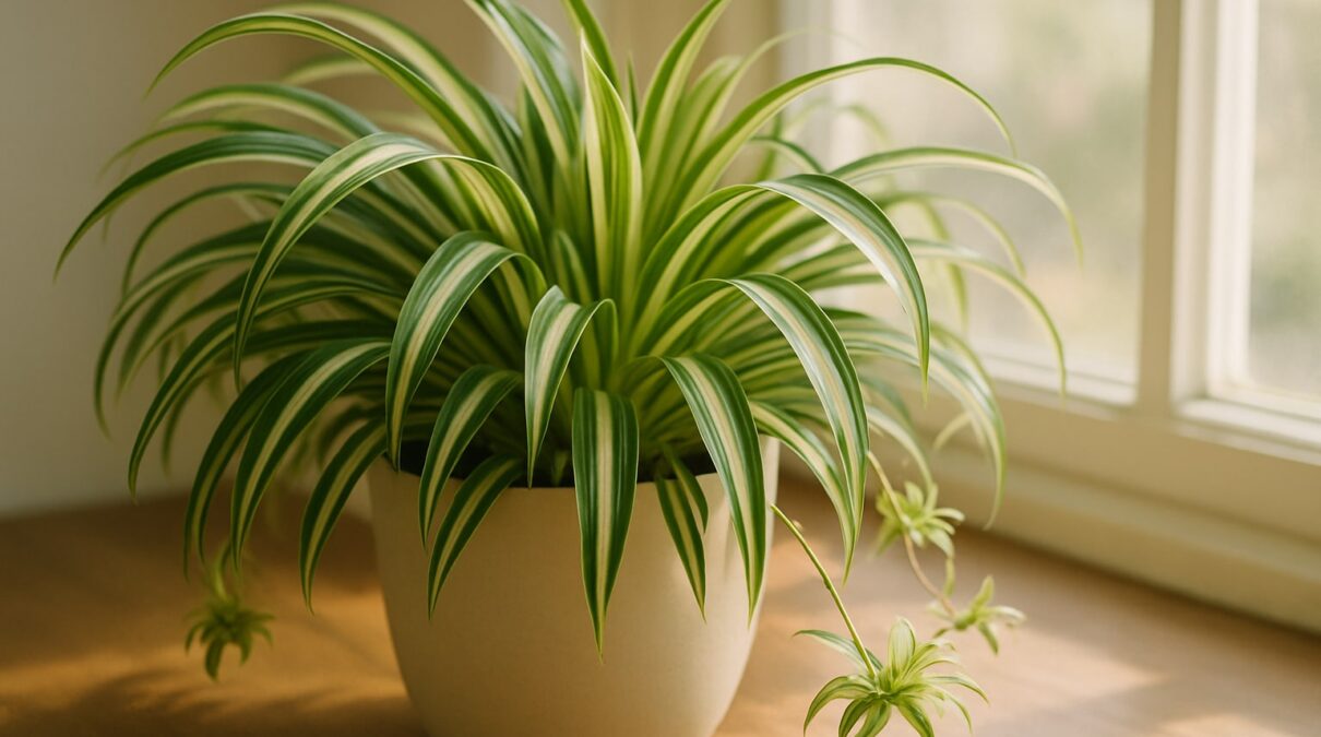 Chlorophytum comosum: la cinta y su talento natural para purificar el aire
