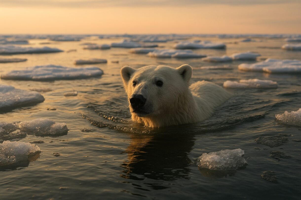 Oso polar: cómo el deshielo amenaza al rey del Ártico