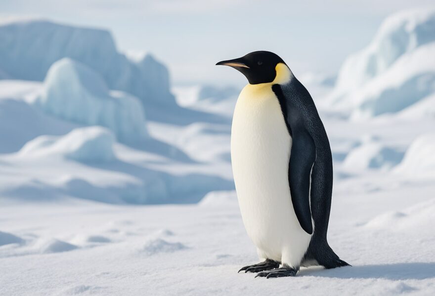 Pingüino emperador: vida y supervivencia en la Antártida