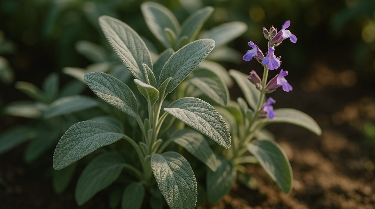 Salvia officinalis: la salvia, la aromática que también es ornamental