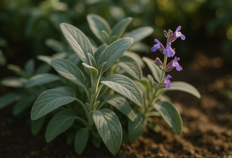 Salvia officinalis: la salvia, la aromática que también es ornamental