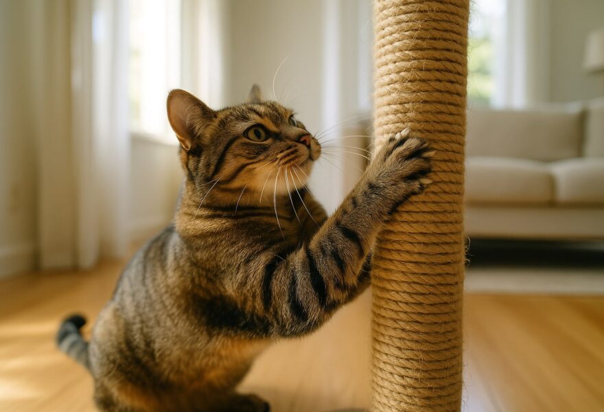 Cómo evitar que tu gato arañe los muebles sin reñirle