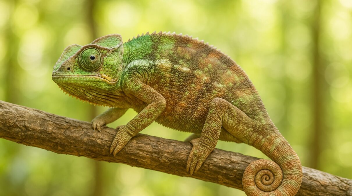Camaleón: cómo cambia de color realmente este reptil sorprendente