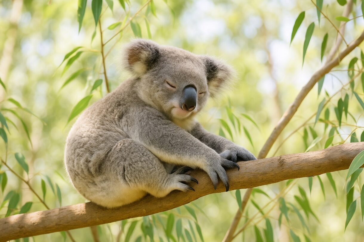 Koala: el marsupial australiano que duerme 20 horas al día