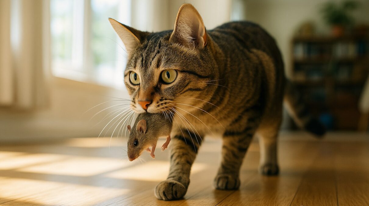 Por qué tu gato te trae ‘regalos’ poco apetecibles