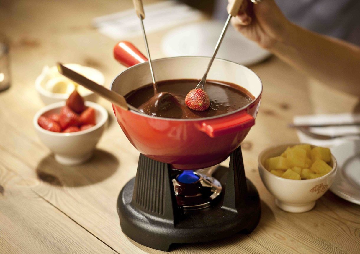 Receta para niños: Fondue de chocolate