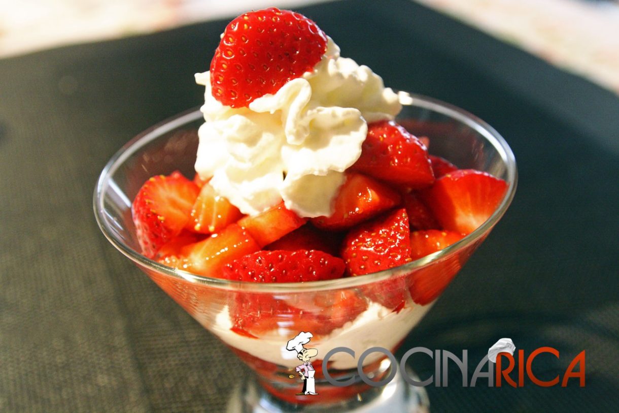 Fresas con mascarpone