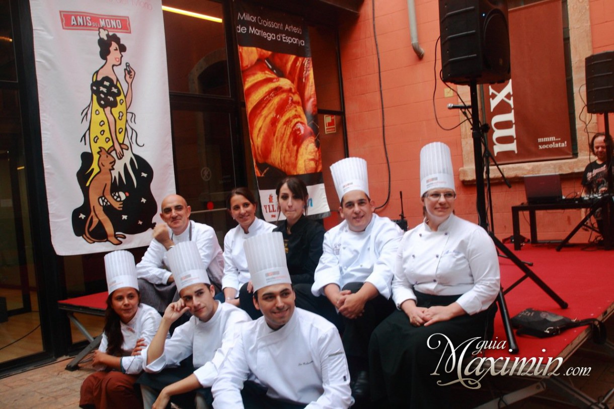 Concurso mejor especialidad pastelera con chocolate y Anís del Mono (Barcelona)