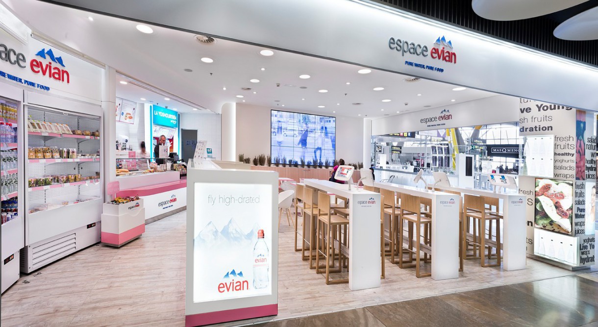 Espace Evian – aeropuerto Adolfo Suarez Madrid-Barajas