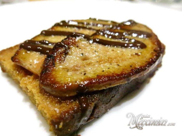 foi gras con chcolate