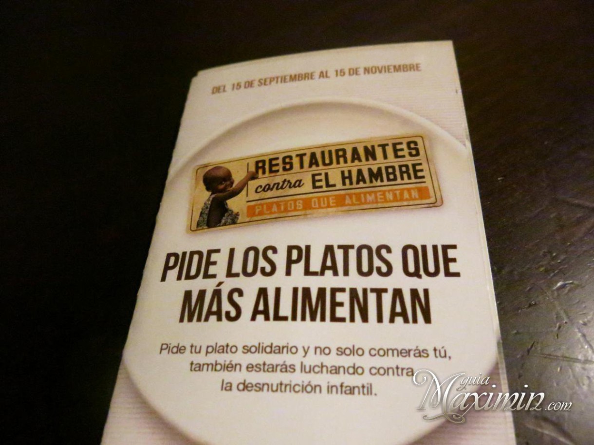 Restaurantes contra el hambre 2016