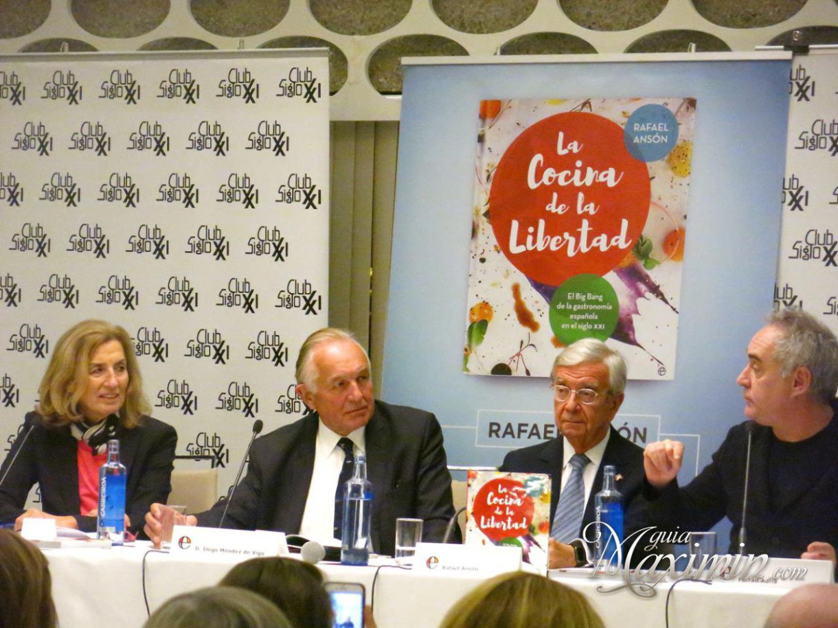 Presentación del libro Cocina de la Libertad de Rafael Ansón