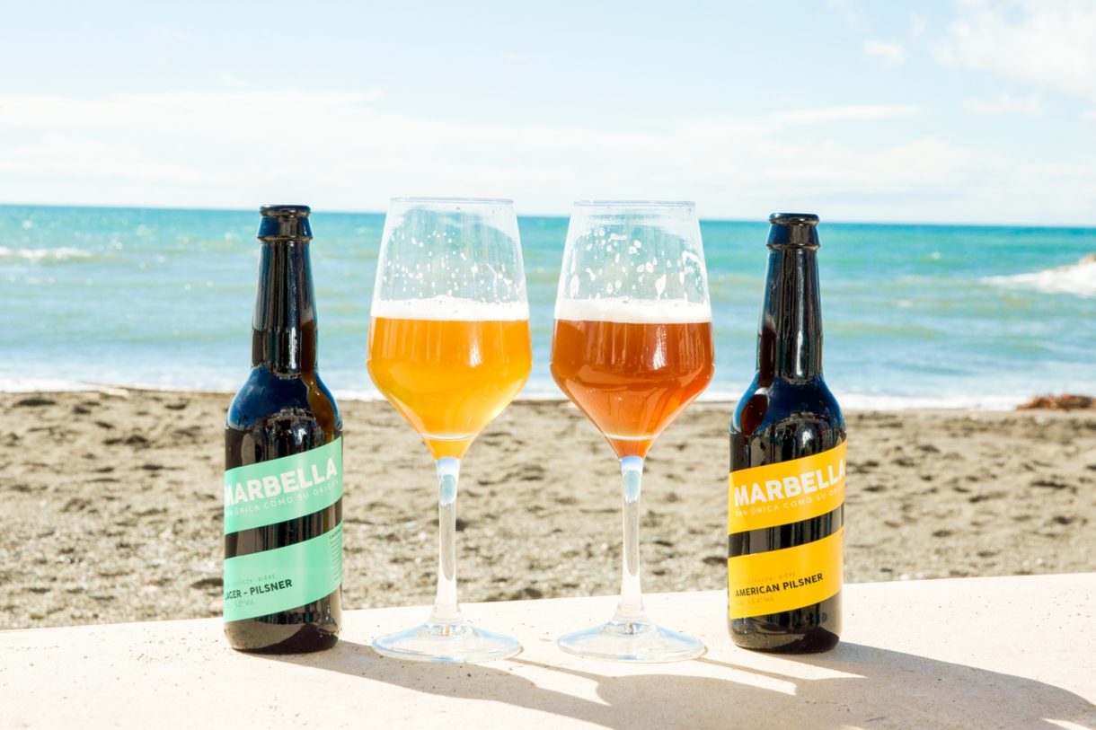 Cerveza Marbella para disfrutar en la playa o terraza