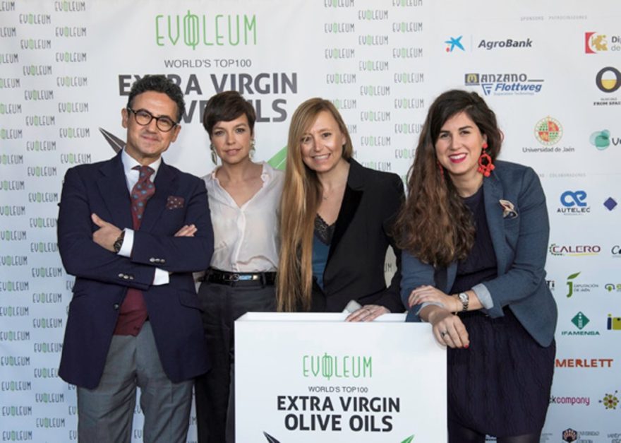 Pandora Peñamil, Isabel Aires, Cristina Villanueva, Y Juan Peñamil, Premios Evooleum Awards