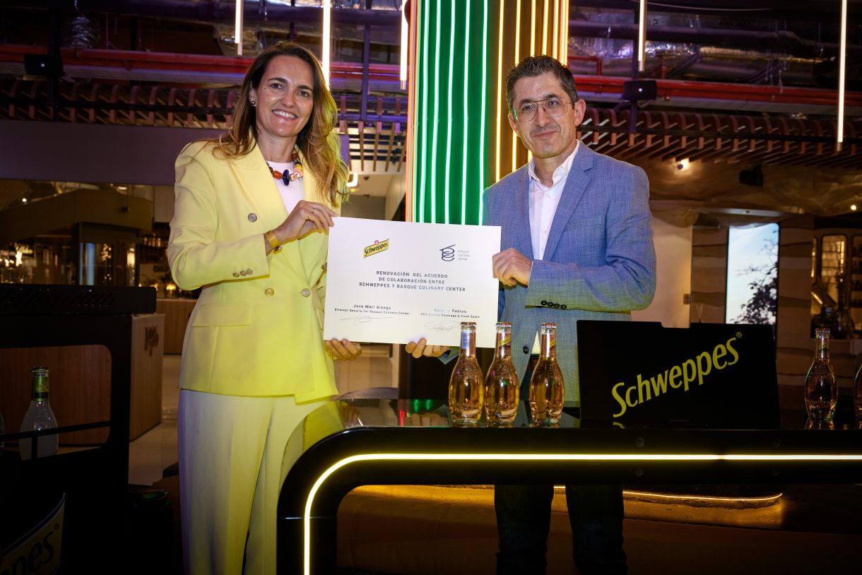 Schweppes y Basque Culinary Center renuevan su acuerdo en coctelería