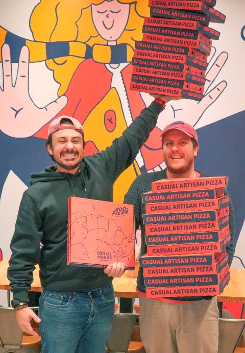 2ricardo Lorenzini Y Gustavo Castillo Propietarios 400º Pizza