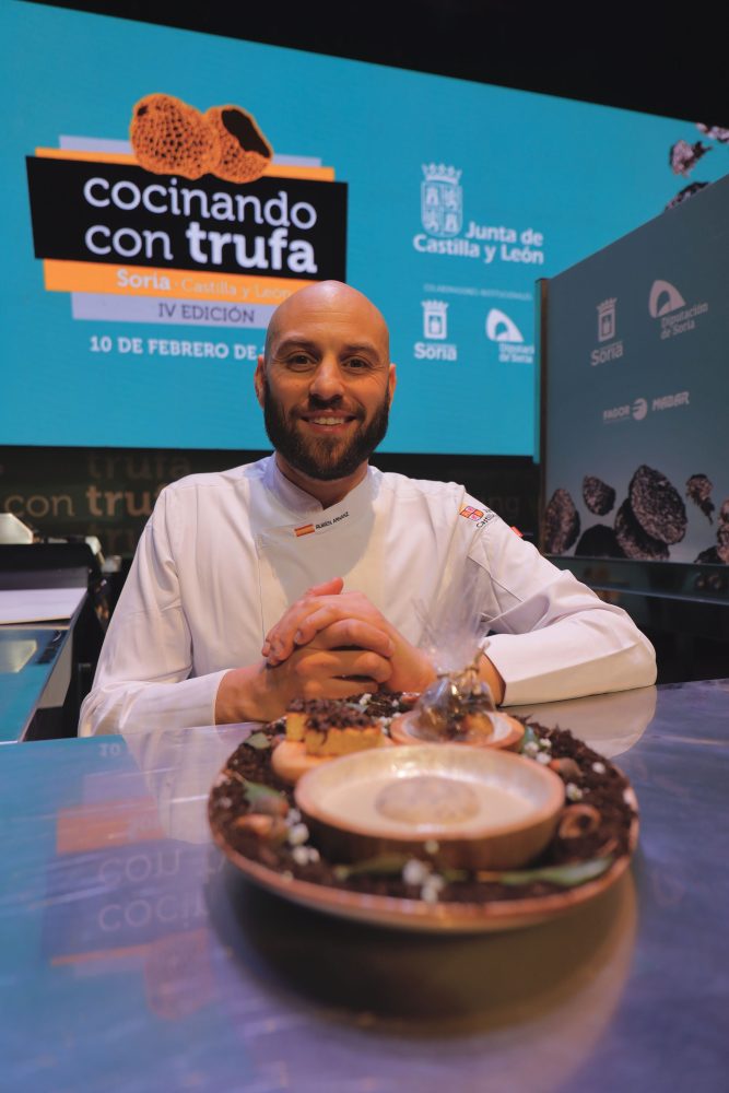 Un paseo por el bosque. Plato campeón de «Cocinando con trufa»