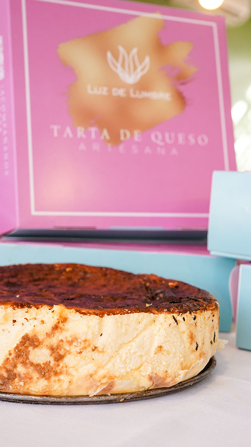 Tarta Queso Luz Lumbre