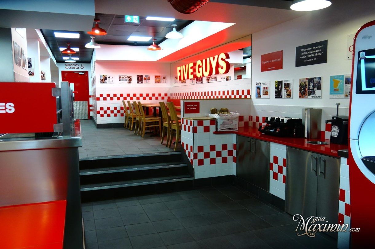 Five Guys – Exquisitas hamburguesas y mucho más