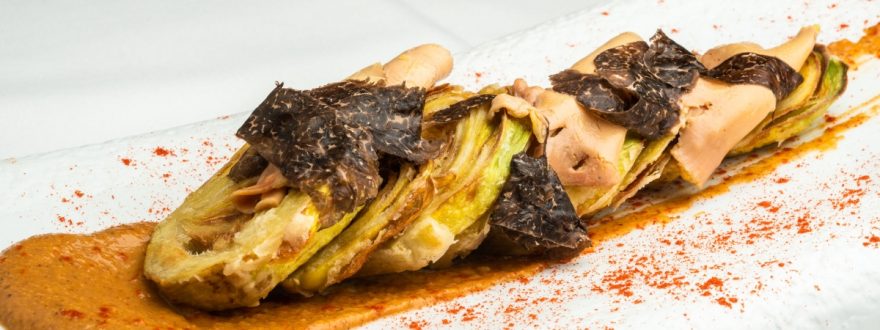 Trashumante Alcachofas Con Romesco Y Lascas De Foie Lcs00473 A