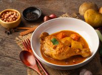 Massaman,curry,with,chicken,and,potatoes.it,is,an,aromatic,curry