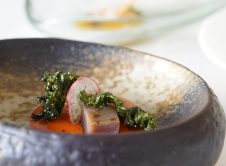 Salmorejo De Pimientos, Bloody Sherry Y Atún Ahumado Menú Degustación Tt, Surtopía
