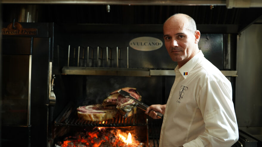 Cata Lupu En La Parrilla De La Taberna De Elia