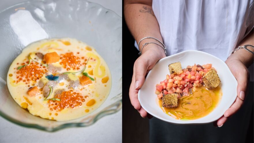 Escabeche De Quisquillas Y Pantunaca . Platos Otono Chiripa