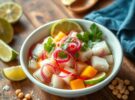 Receta clásica de ceviche peruano