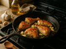 Pollo al ajillo: la receta de la abuela en sartén y en 30 minutos