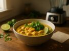 Pollo al curry con leche de coco en Thermomix 7: 35 minutos de cocina