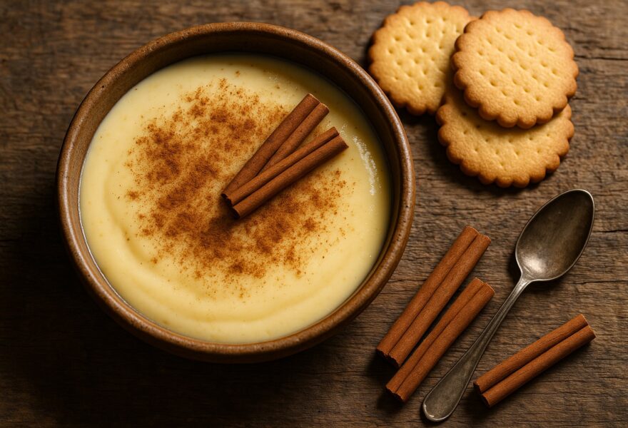 Natillas caseras con galleta: la receta clásica con yemas y canela