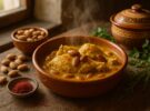 Pollo en pepitoria: la receta antigua con almendras y azafrán