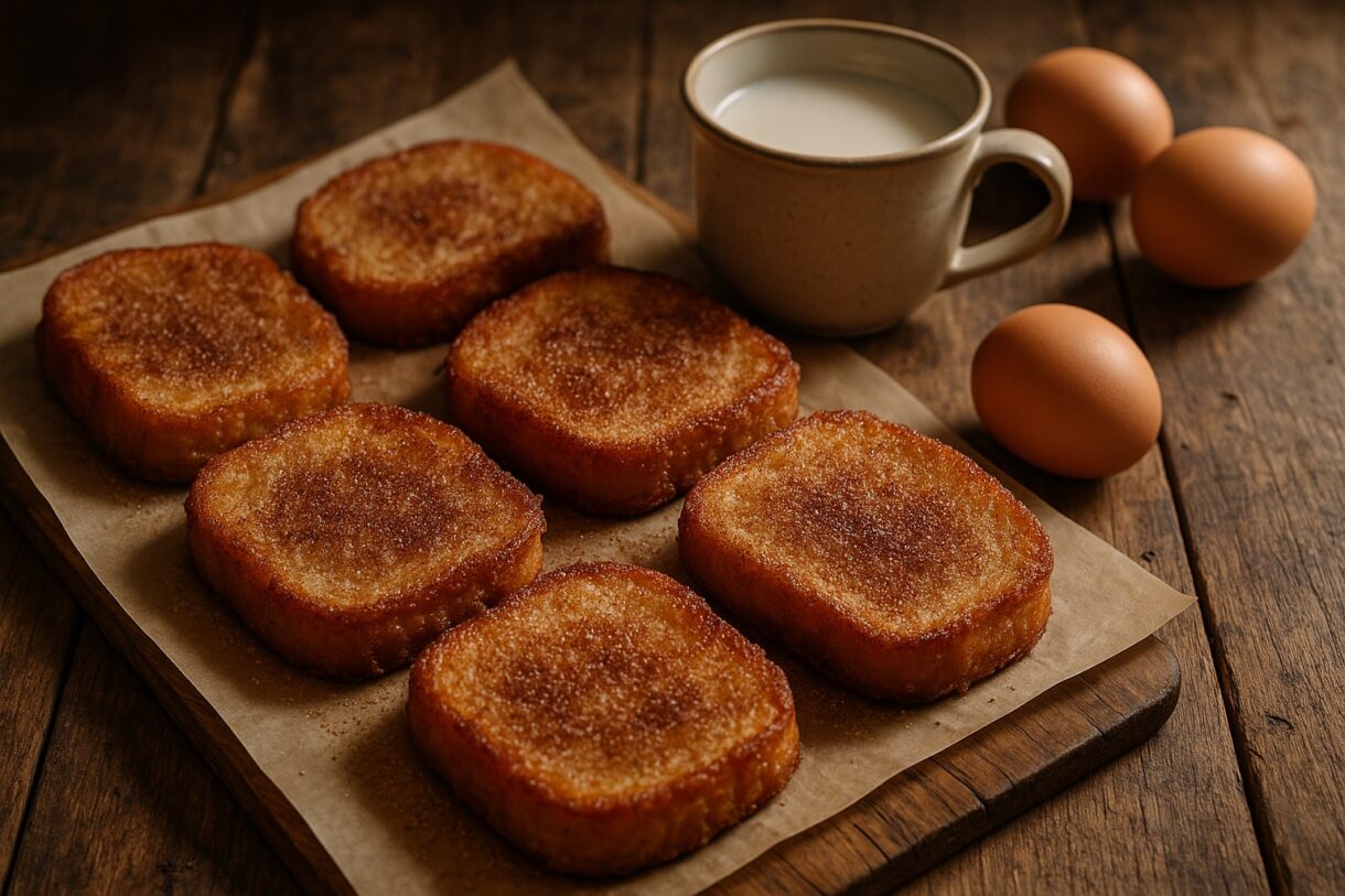 Torrijas de leche al estilo casero: la receta de Semana Santa