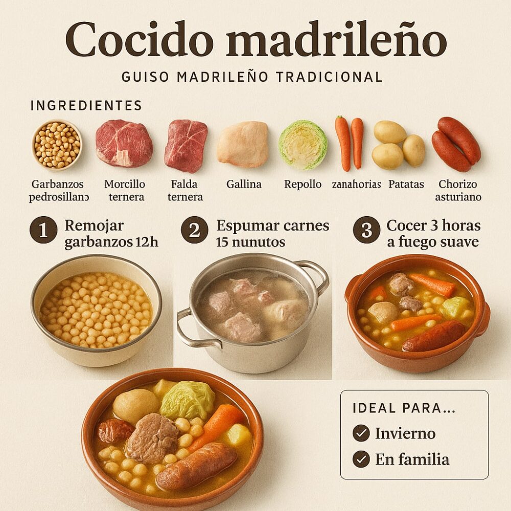 Cotechino alla madrilena in tre portate: quantità per 6 persone e tempi reali