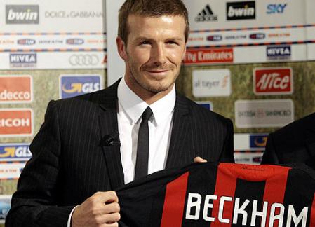 Los Beckham llegan a Milán