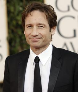 David Duchovny estuvo en los Globos de Oro