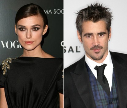 Colin Farrell y Keira Knightley, amigos íntimos