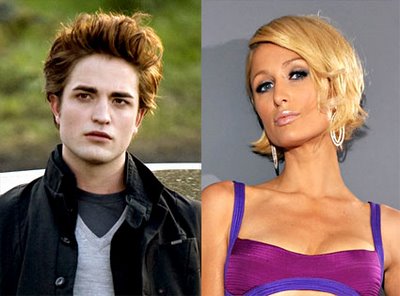 Paris Hilton intenta ligarse a Robert Pattinson para actuar en Luna Nueva