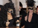 Fiesta de máscaras venecianas antes de la gran boda de Salma Hayek