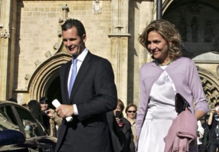 Los Duques de Palma de boda en Oviedo