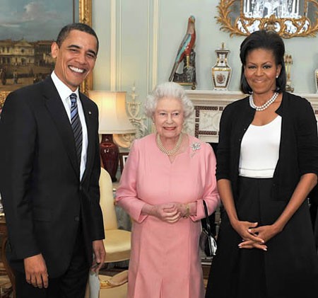 Michelle Obama y la reina Isabel II son amigas