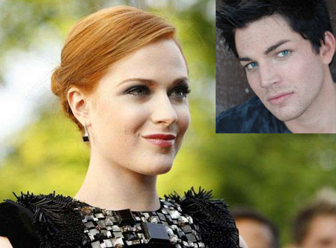 Evan Rachel Wood, otra que está colada por Adam Lambert