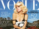 Lidsay Lohan, emulando a las divas de Hollywood para Vogue España