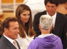 Un cálido adiós para Eunice Kennedy, suegra de Schwarzenegger