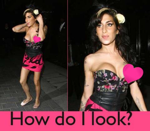 Amy Winehouse y su pecho