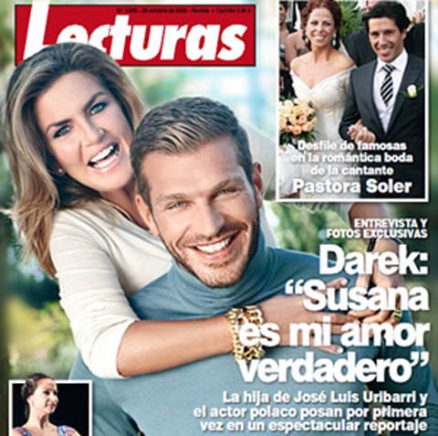 Darek y Susana Uribarri, muy enamorados en la portada de Lecturas