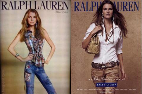 Filippa Hamilton, la modelo retocada, fue despedida por Ralph Lauren por estar demasiado gorda