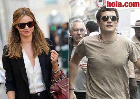 Orlando Bloom y su novia juega en Paris a despistar a la prensa